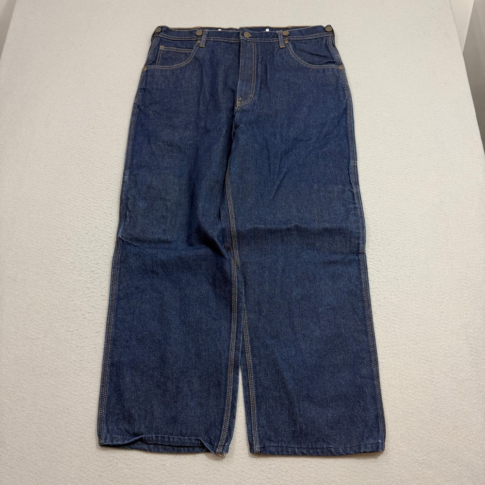 Vintage Five Brother Jeans Men's 38x30 Blue Carpenter Denim Workwear 6000RL
